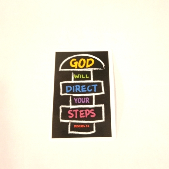 God Will Direct Your Steps Sticker - Picture 2 of 3